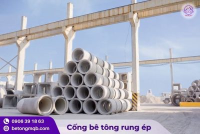 Cống thoát nước bằng bê tông rung ép