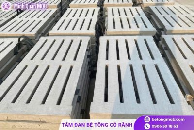 Tấm đan bê tông có rãnh