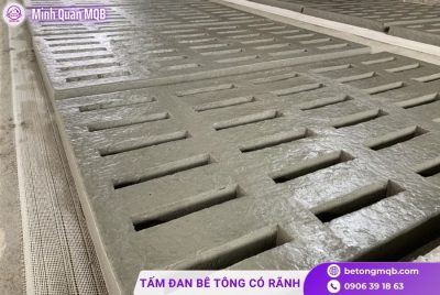 Tấm đan bê tông có rãnh thoát nước