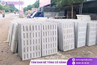 Tấm đan bê tông có rãnh tại Miền Nam
