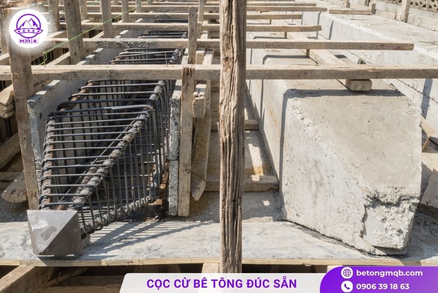 Cọc cừ bê tông cốt thép đúc sẵn 2 Cọc cừ bê tông cốt thép