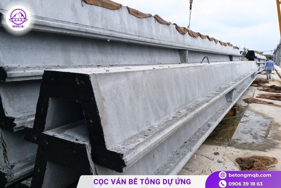 Ứng dụng cọc ván bê tông dự ứng lực trong xây dựng hạ tầng Miền Nam 3 Cọc ván bê tông dự ứng lực Minh Quân MQB