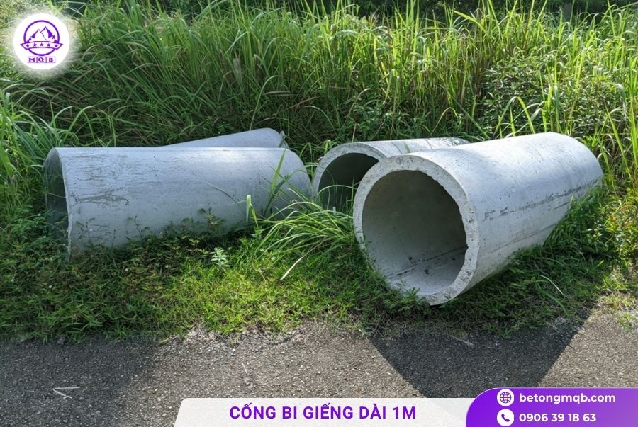Cống bi giếng 1m bằng bê tông 4 cong bi gieng 1m thoat nuoc