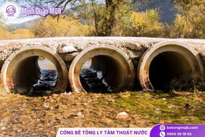 Cống tròn ly tâm chịu lực cao dài 4m 8 Cống tròn ly tâm chát lượng