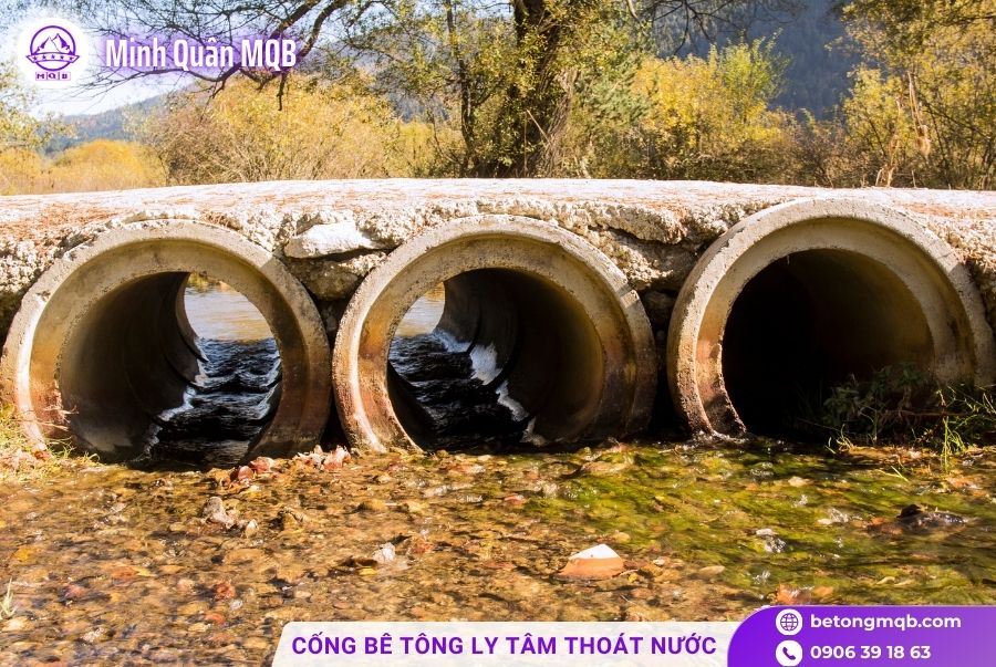 Cống tròn ly tâm chịu lực cao dài 4m 2 Cống tròn ly tâm chát lượng
