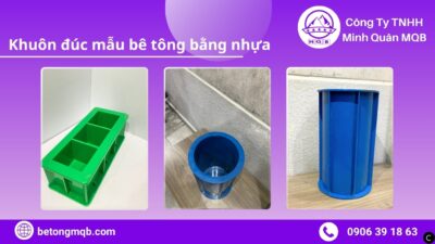 Báo giá khuôn đúc mẫu bê tông bằng nhựa