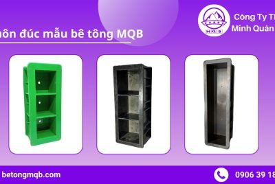 Các loại khuôn đúc mẫu bê tông bằng nhựa