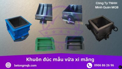 Cấu tạo khuôn đúc mẫu vữa xi măng theo tiêu chuẩn TCVN 6016 | Bê Tông MQB 2 Cấu tạo khuôn đúc mẫu vữa xi măng
