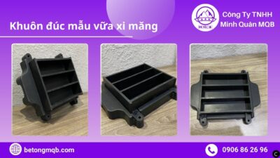 Khuôn đúc mẫu vữa xi măng đạt tiêu chuẩn TCVN 6016 | Bê Tông MQB 2 Khuôn đúc mẫu vữa xi măng