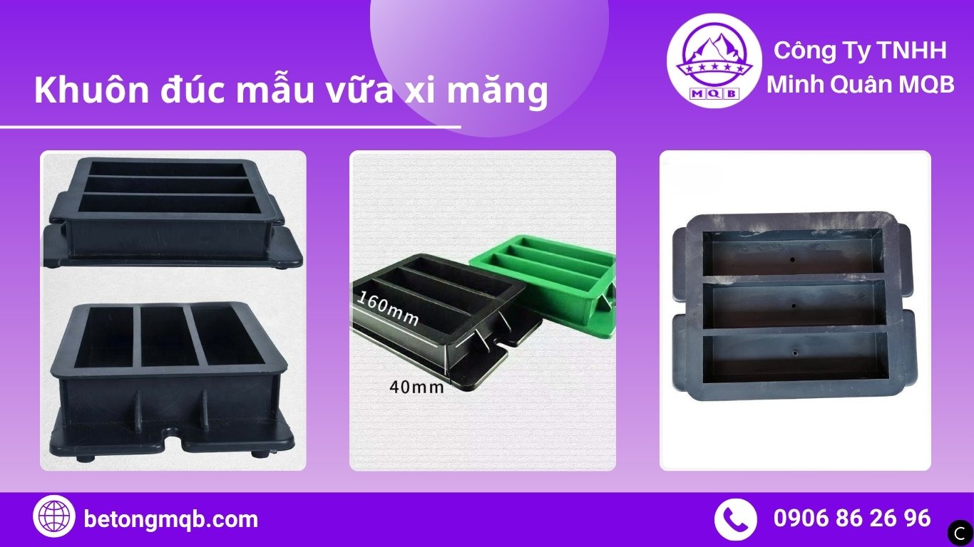 Hướng dẫn đúc khuôn mẫu vữa xi măng