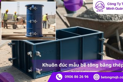 Hướng dẫn sử dụng khuôn đúc mẫu bê tông bằng thép