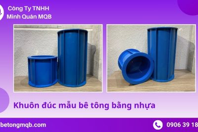 Kích thước khuôn đúc mẫu bê tông bằng nhựa