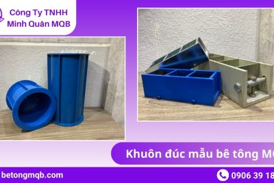 Khuôn đúc mẫu bê tông – Cấu tạo, tiêu chuẩn và ứng dụng thực tế 2025 9 Quy trình dùng khuôn đúc mẫu bê tông đúng chuẩn