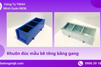 Khuôn đúc mẫu bê tông bằng gang