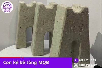 Ứng dụng con kê bê tông MQB tại công trình