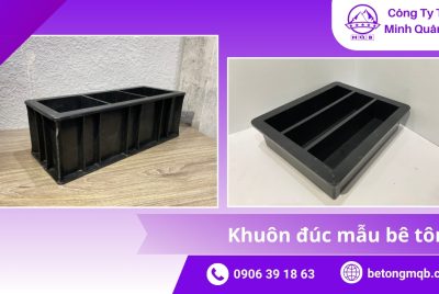 Khuôn đúc mẫu bê tông – Cấu tạo, tiêu chuẩn và ứng dụng thực tế 2025 7 Ứng dụng khuôn đúc mẫu tại phòng thí nghiệm
