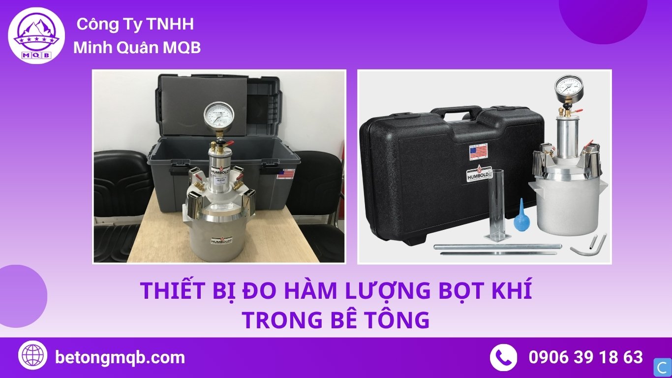 Thiết bị đo hàm lượng bọt khí bê tông HC7