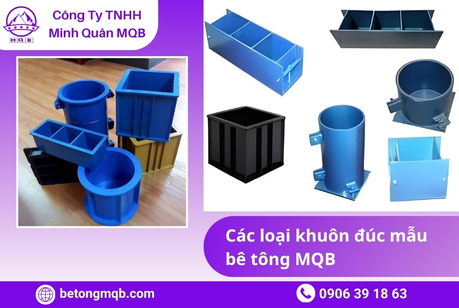Các loại khuôn đúc mẫu bê tông MQB
