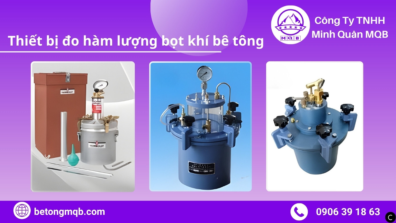 Thiết bị đo hàm lượng bọt khí bê tông HC7