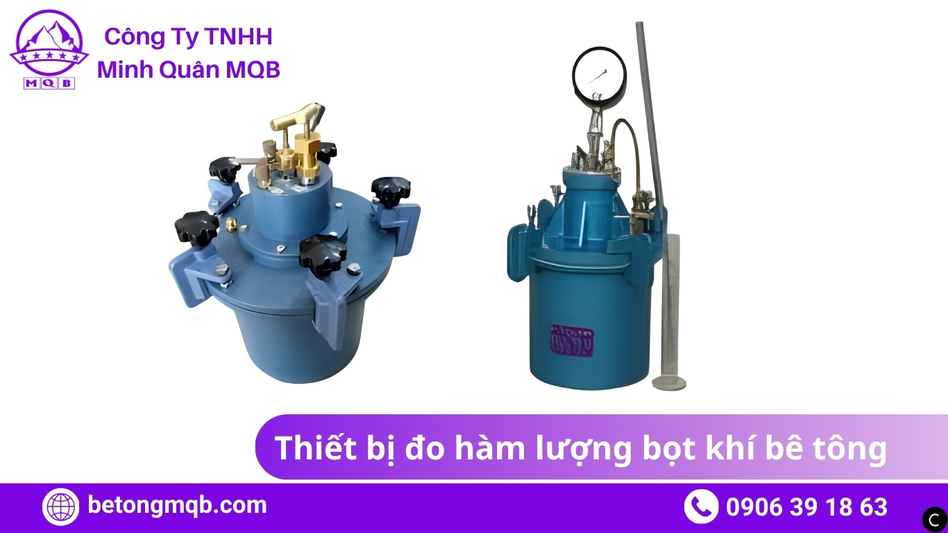 Xác định hàm lượng bọt khí trong bê tông