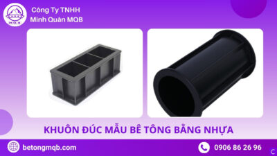 Ưu điểm khuôn đúc mẫu bê tông bằng nhựa