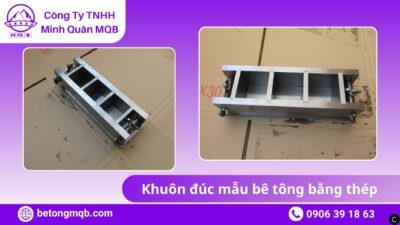 Hướng dẫn sử dụng khuôn đúc mẫu bê tông bằng thép TCVN 3118 | Bê Tông MQB 4 Khuôn đúc mẫu bê tông bằng thép