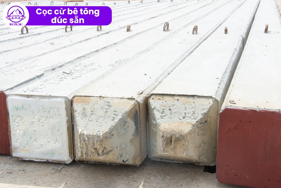 Cọc bê tông tại Miền Nam