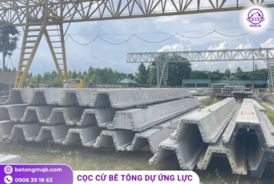 Cọc ván BTCT dự ứng lực