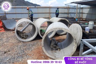 Cống bi bê tông tại Long An mới