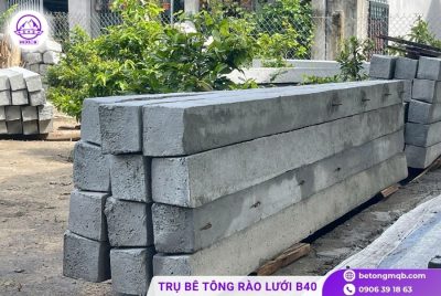Cột hàng rào bê tông giá rẻ