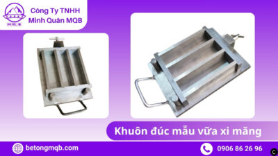 Hướng dẫn đúc khuôn mẫu vữa xi măng theo tiêu chuẩn TCVN 6016 | Bê Tông MQB 1 Hướng dẫn đúc khuôn mẫu vữa xi măng