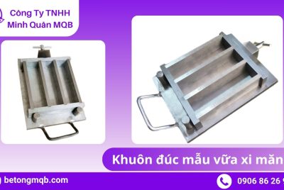 Hướng dẫn đúc khuôn mẫu vữa xi măng theo tiêu chuẩn TCVN 6016 | Bê Tông MQB 6 Hướng dẫn đúc khuôn mẫu vữa xi măng