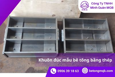 Khuôn đúc mẫu bê tông bằng thép