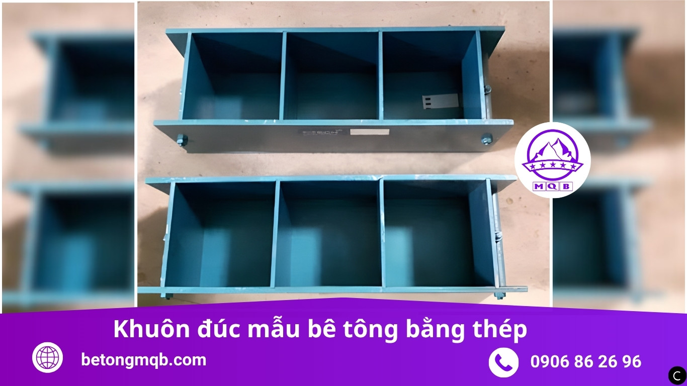 Tiêu chuẩn khuôn đúc mẫu bê tông bằng thép