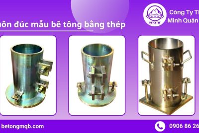 Quy trình sản xuất khuôn thép đúc mẫu bê tông