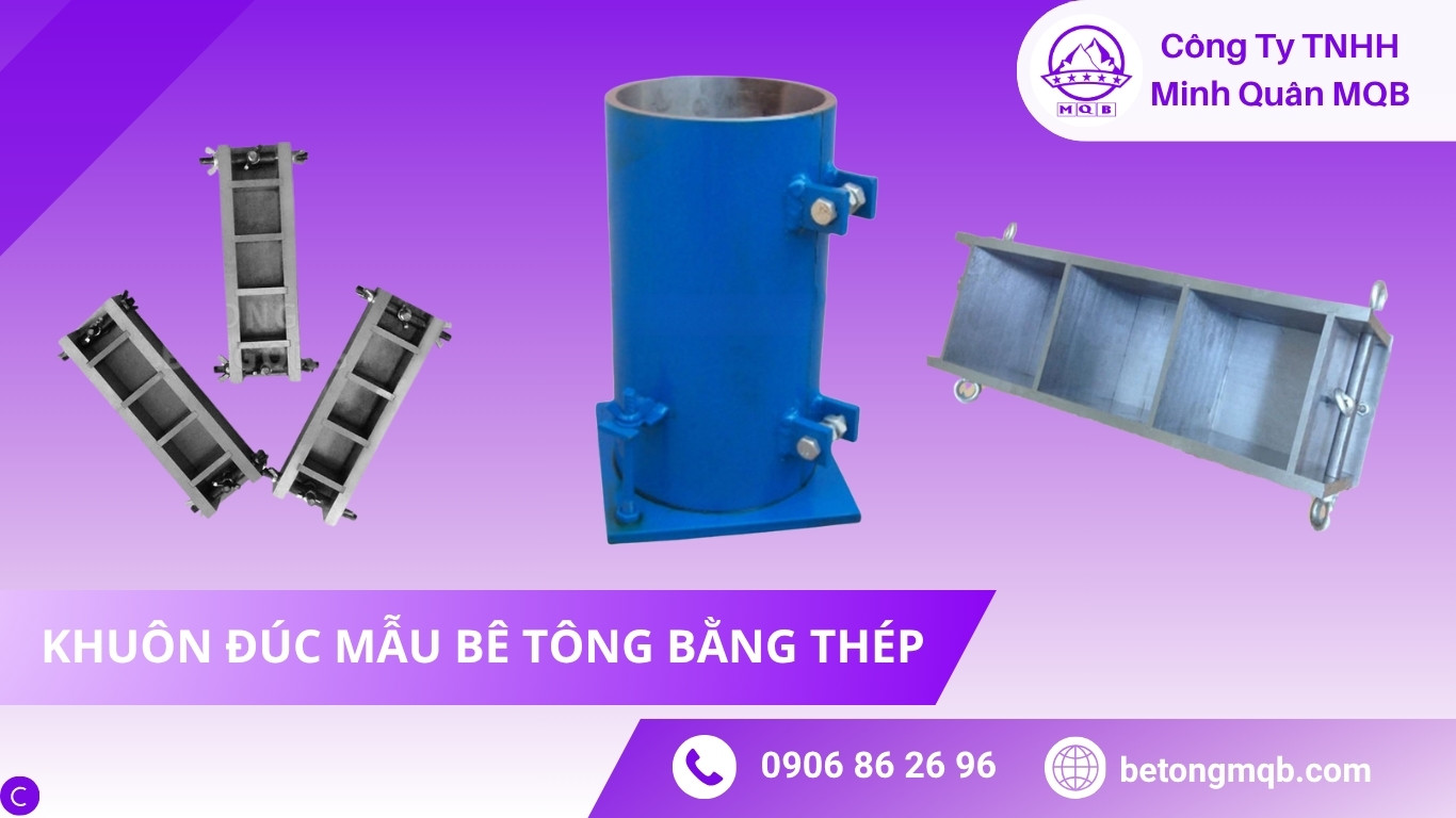 SO SÁNH KHUÔN ĐÚC MẪU BÊ TÔNG BẰNG THÉP VÀ BẰNG NHỰA 2025 | BÊ TÔNG MQB 7 So sánh khuôn đúc mẫu bê tông bằng thép và bằng nhựa