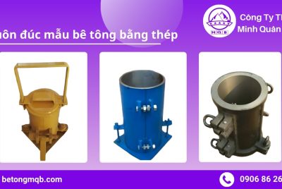 Hướng dẫn sử dụng khuôn đúc mẫu bê tông bằng thép TCVN 3118 | Bê Tông MQB 8 Hướng dẫn sử dụng khuôn đúc mẫu bê tông bằng thép