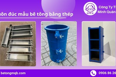 Tiêu chuẩn khuôn đúc mẫu bê tông bằng thép TCVN 3118 – ASTM C39 | Bê Tông MQB 8 Khuôn đúc mẫu bê tông bằng thép