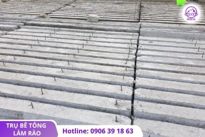 Trụ bê tông tại Long An mới