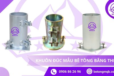 Ứng dụng khuôn đúc mẫu bê tông bằng thép