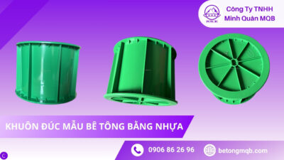 Ưu điểm khuôn đúc mẫu bê tông bằng nhựa
