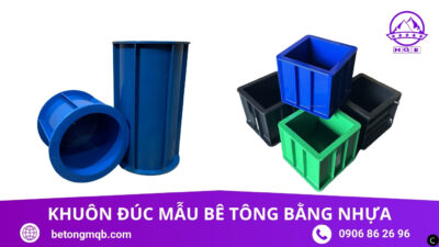 Ưu điểm khuôn đúc mẫu bê tông bằng nhựa