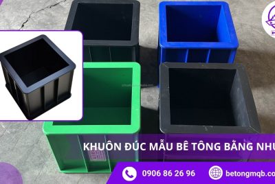 Ưu điểm khuôn đúc mẫu bê tông bằng nhựa