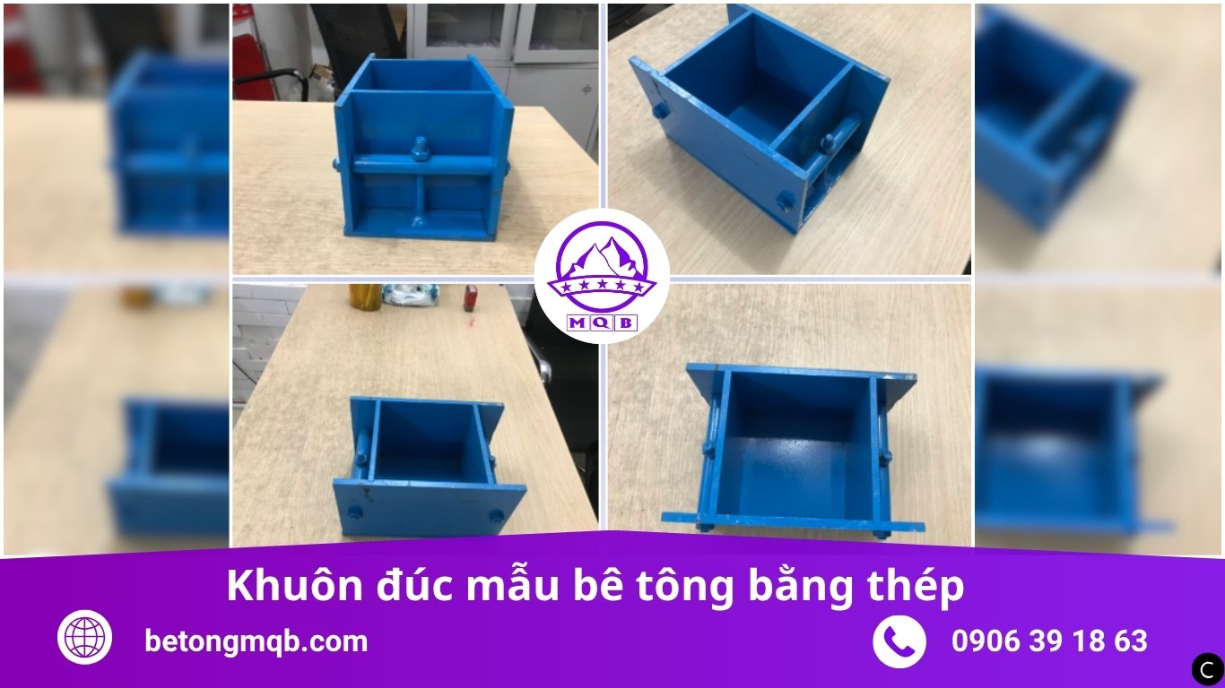 Vật liệu tiêu chuẩn khuôn đúc mẫu bê tông bằng thép