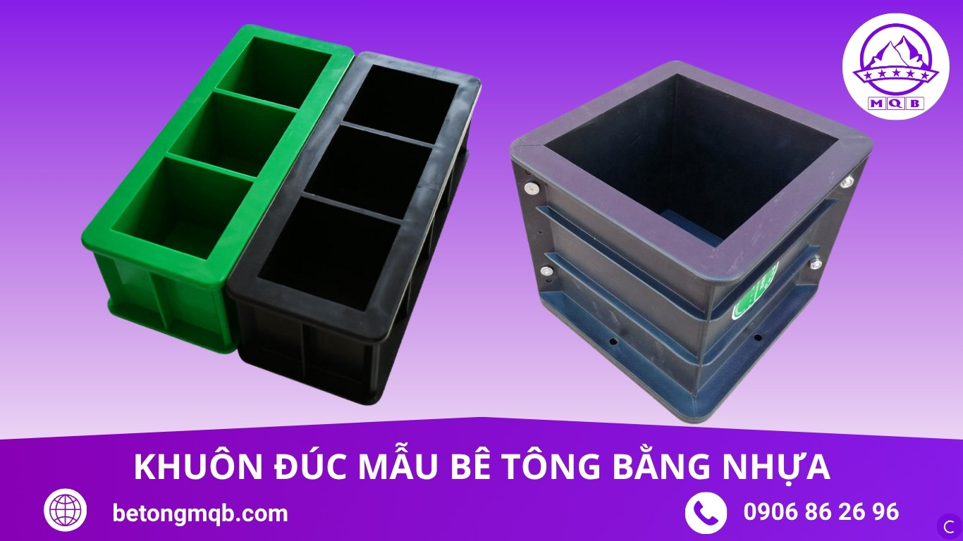 Bảo dưỡng khuôn nhựa đúc mẫu bê tông