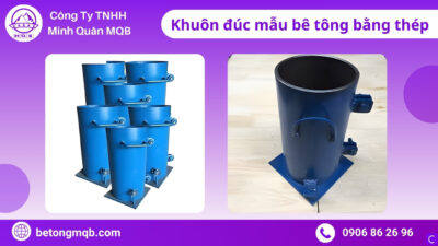 Khuôn đúc mẫu bê tông bằng thép