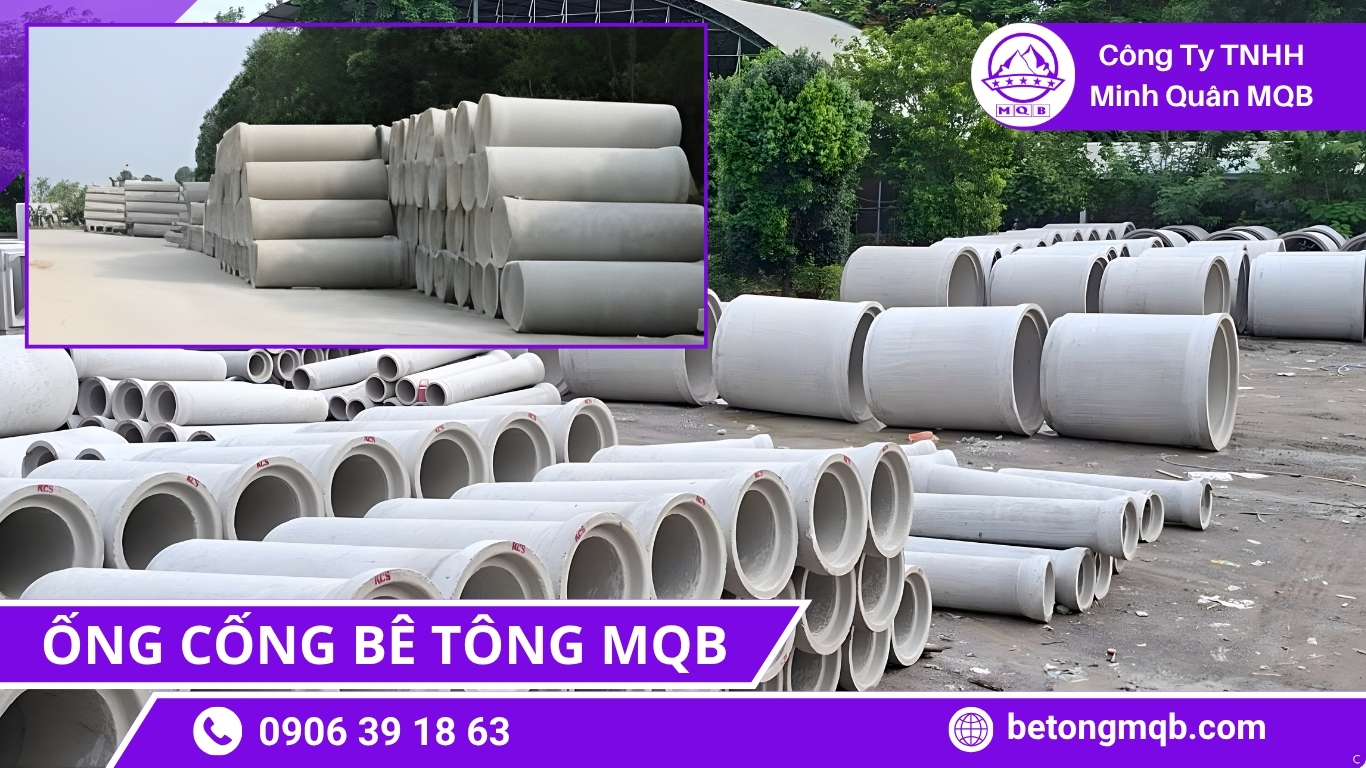 MQB cung cấp ống cống bê tông cho dự án thoát nước lớn 2026