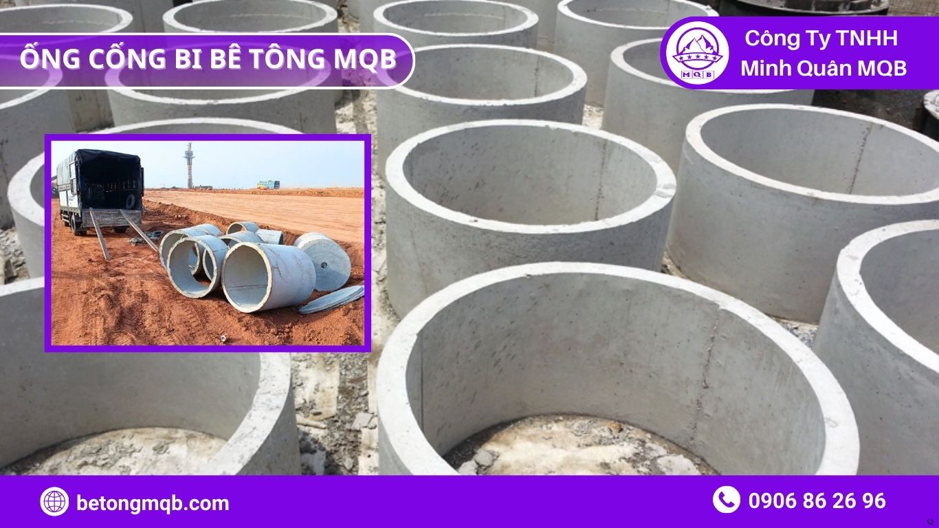 Ứng dụng cống bi thoát nước MQB