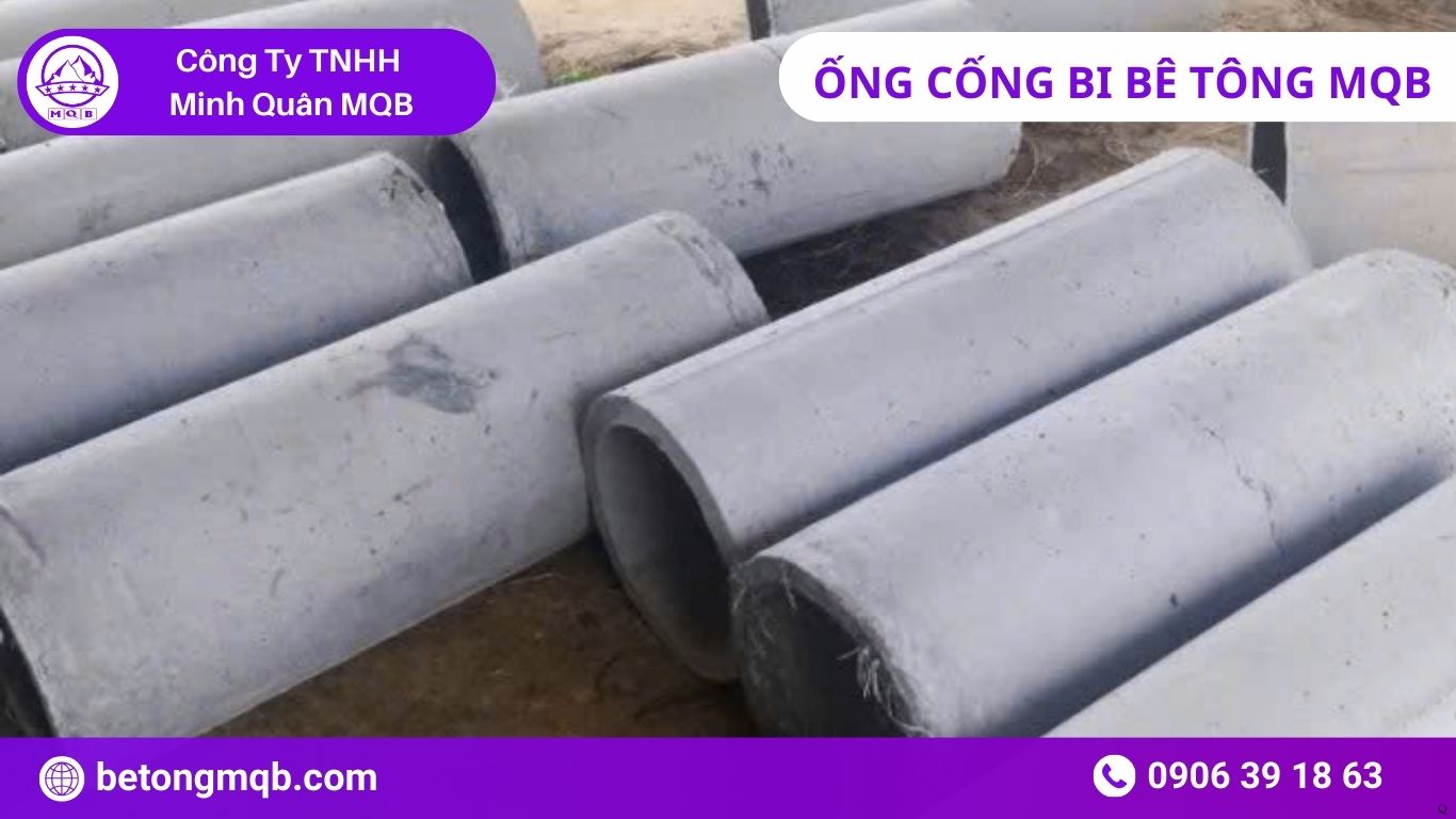 Ứng dụng cống bi thoát nước 