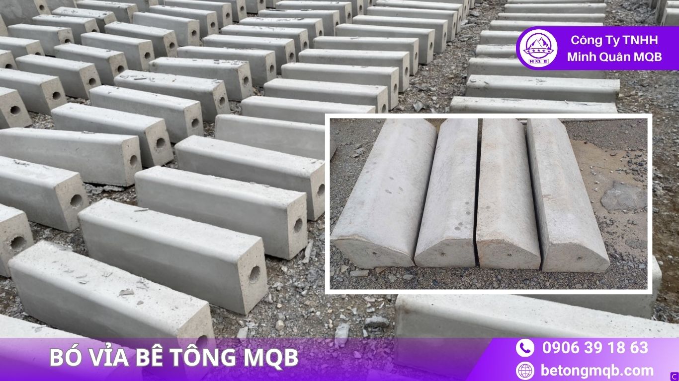 Bó vỉa bê tông mác 200 MQB